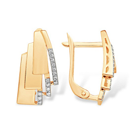 Серьги С13221549 золото