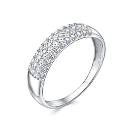 Кольцо дорожка КРС1448В серебро Дорожка