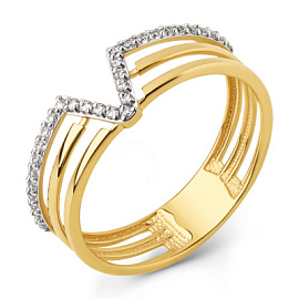 Кольцо 028291-4102 золото Валентино