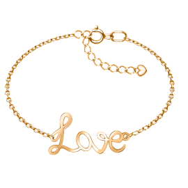 Браслет 02-708756 золото LOVE