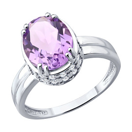 Кольцо 92014873 серебро