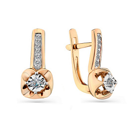 Серьги 2-408356-00-00 золото