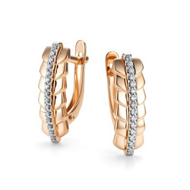 Серьги дорожка 26445-100 золото