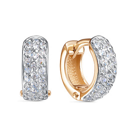 Серьги конго 1203751 золото