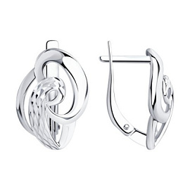 Серьги 94-120-00879-1 серебро