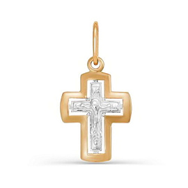 Крест христианский 080158 золото