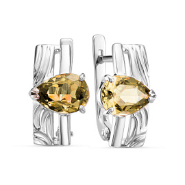 Серьги 2-1172 цит серебро