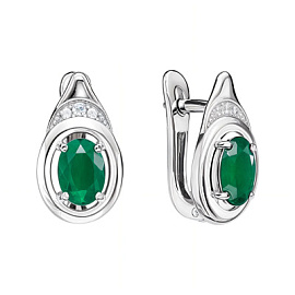 Серьги С-1231-6607-1 серебро