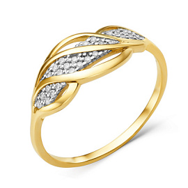 Кольцо 001851-4102 золото