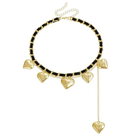 Колье 701313330-1 ювелирный сплав Сердце