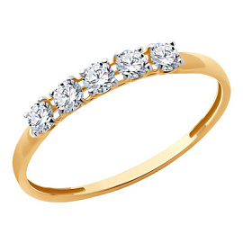 Кольцо дорожка 019456 золото Дорожка