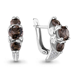 Серьги 4298201А.5 серебро