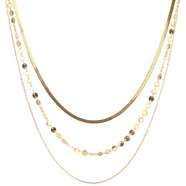 Колье 3-1294-Y ювелирный сплав