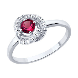 Кольцо 64010004 серебро