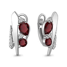 Серьги 4965003А.5 серебро