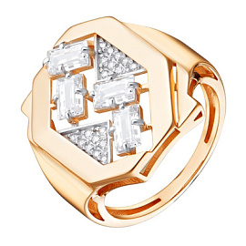 Кольцо кл4423-01 золото