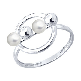 Кольцо 94-110-00002-1 серебро