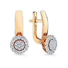 Серьги 2-408810-00-00 золото