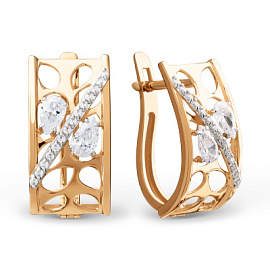 Серьги 033172-1102 золото