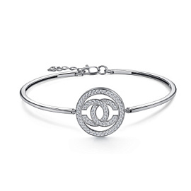 Браслет жесткий 09-10-0635-41-00 серебро Шанель