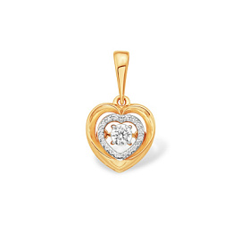 Подвеска П13221714 золото Сердце
