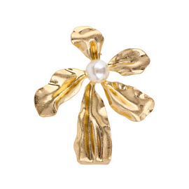 Брошь 291110196 ювелирный сплав Цветок