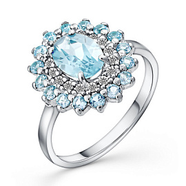 Кольцо 107162-002-0019 серебро