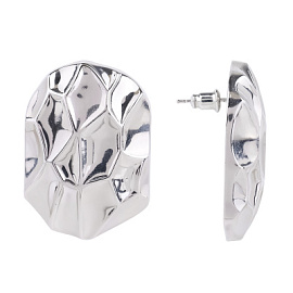 Серьги 3-4462-W ювелирный сплав