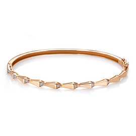 Браслет жесткий 7708305 золото Булгари Змея