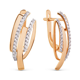 Серьги 023582-1102 золото