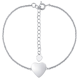 Браслет MCB25 серебро Сердце