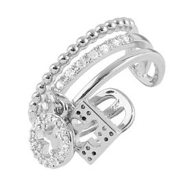 Кольцо 3-2008-W ювелирный сплав Ван Клиф