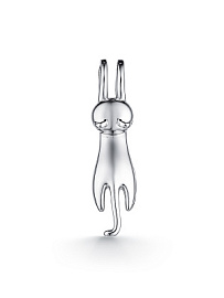 Подвеска п1188р серебро Кот