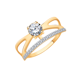 Кольцо 10808 золото