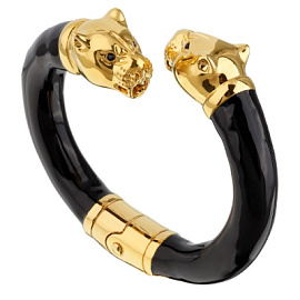 Браслет жесткий EX000010G-280B ювелирный сплав Картье пантера