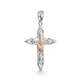 Крест христианский 03-5260.000Б-00 серебро