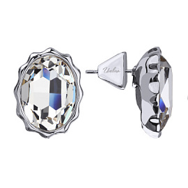 Серьги пусеты SW000095R-001E1 ювелирный сплав