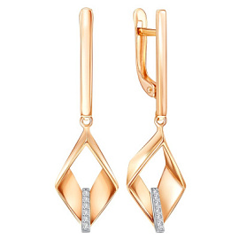 Серьги подвесные 04-52-0932-00 золото