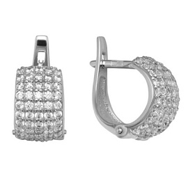 Серьги 0200260-00775 серебро