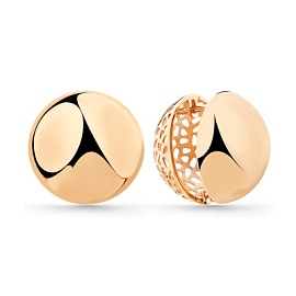 Серьги 002-0871-0000-010 золото Шар