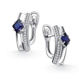 Серьги 02-5169.0ГТС-00 серебро