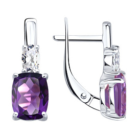 Серьги 92023174 серебро