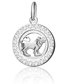 Подвеска знак зодиака 311320н серебро Лев